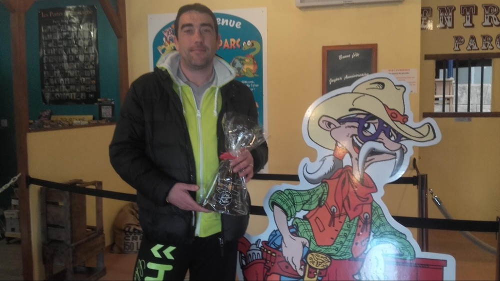 paques 2016 gagnant franck pidoux Enigmaparc, parc de loisirs couvert