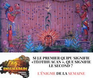 Enigme proposée par ENIGMAPARC dans sa newsletter