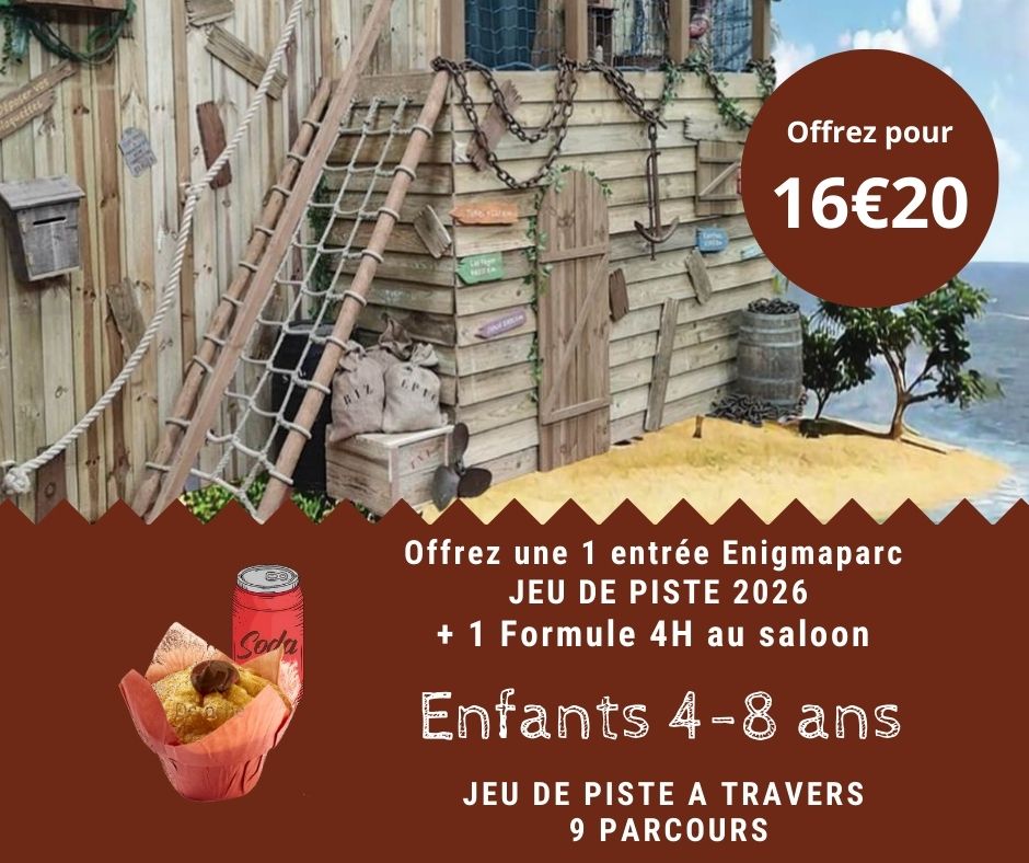 BON CADEAU+gouter jeu de piste