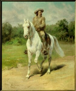 Portrait de Rosa Bonheur représentant Buffalo Bill