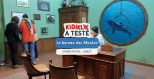 Le chaudron pédagogique des scolaires : le bureau des Résolus à Enigmaparc