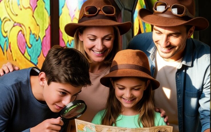 Famille d'aventuriers à ENIGMAPARC